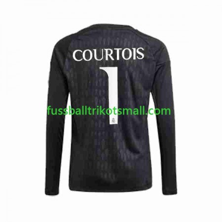 Fußballtrikots Real Madrid Thibaut Courtois 1 Torwart 2023-2024 Langarm Auswärts-trikot kaufen